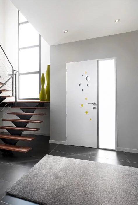 Portoncino d’ingresso in alluminio K-Line