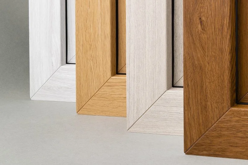 Interruttore A Parete Effetto Legno Noce – On/Off, Plastica Con Finitura Noce, IP20, Serie AP BRON, Adatto Per Ambienti Asciutti